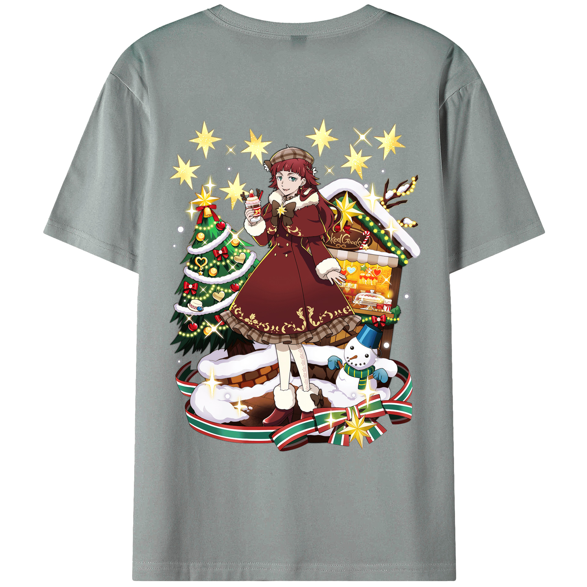 （画像用） 文豪ストレイドッグス Bungo Stray Dogs 綿100％ メンズ半袖Tシャツ（バックプリント） 通気性